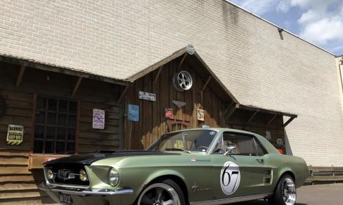 1967 Ford Mustang + American Racing VN215