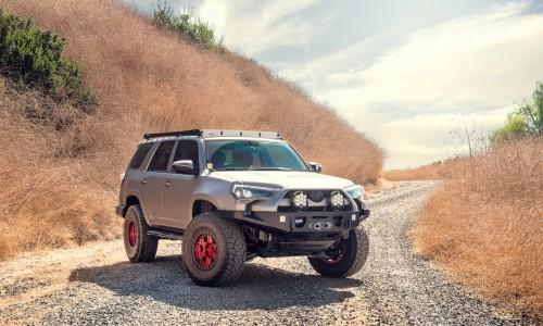 Toyota 4Runner -Black Rhino Reno - Candy Red Truck Wheels Off Road