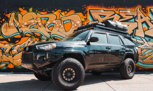 Toyota 4runner - Black Rhino Arsenal - Sand on black wheels truck velgen