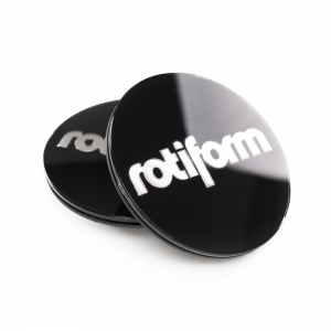 Rotiform Rotiform lens logo Black white Chrome STD