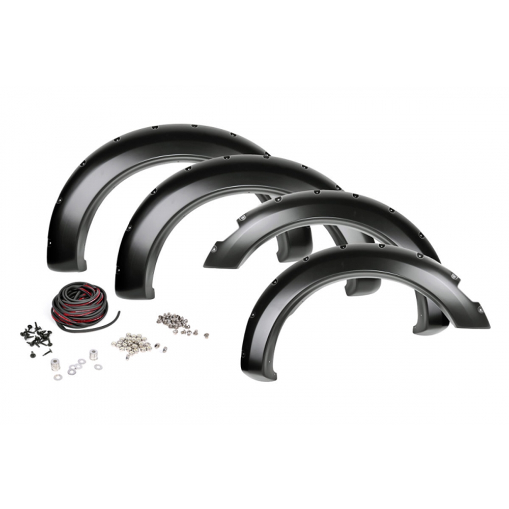 Rough Country - Pocket Fender Flares - Plastic Bumper - RAM 1500 2WD/4WD