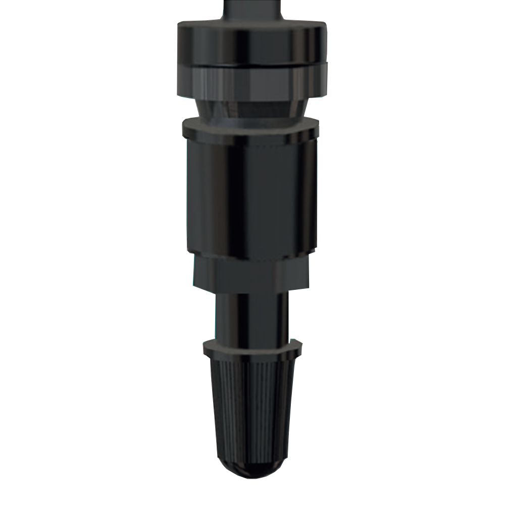Valve - Black Metal - Useable for Compact TPMS Sensor
