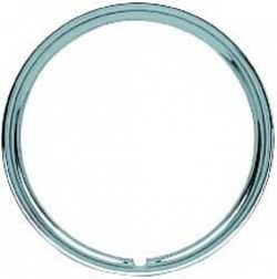 Trim Ring - 15" - Stainless steel Ribbed 1,5"