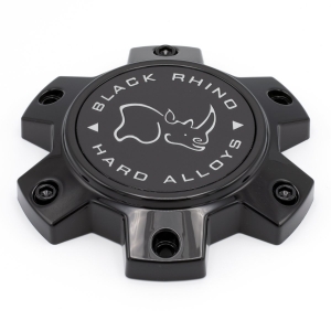 Black Rhino Gloss Black 6/135/140 Flat Center Cap