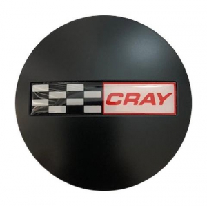Cray black centercap snap in